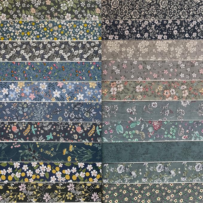 40 Strip Jelly Roll Fabric Strips - Image 4