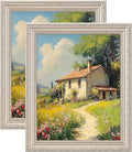 eletecpro 8x10 Vintage Picture Frame, Glass Cover, Horizontal or Vertical by eletecpro