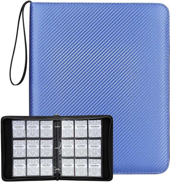 Card Binder – 720 Capacity, Zippered Trading Card Holder by Unknown