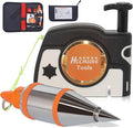 Plumb Bob Magnetic -10.7 oz(305g) Plumb Rite With 14.5 ft(4.5m) String,Sharpener,2 Pencils,Line Reel Used in Construction Can Automatically Stretch the Line and Quickly Stabilize the Plumbob