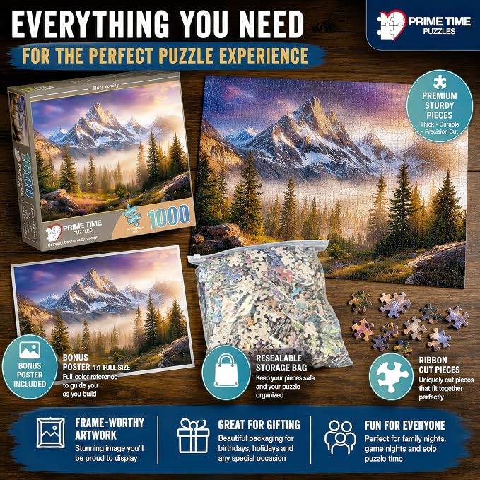 1000 Piece Jigsaw Puzzle for Adults - Image 5
