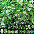 636pcs St. Patrick's Day Glass Beads by OuMuaMua