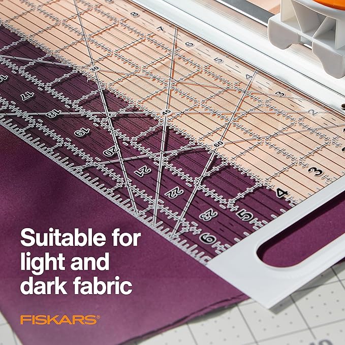 Fiskars Rotary Cutter and Ruler, Quilting Ruler, Rotary Cutter - Image 5