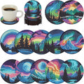 Bulerrylulu 12 Pcs Landscape Diamond Painting Coasters Kits by Bulerrylulu