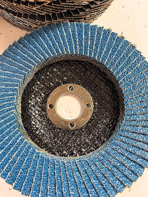 SIGNI 4" x 5/8" Premium Zirconia Flap Discs T27 10-Pack (Grit 60#)