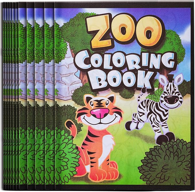 18Pcs Zoo Animal Coloring Books Bulk - Image 6