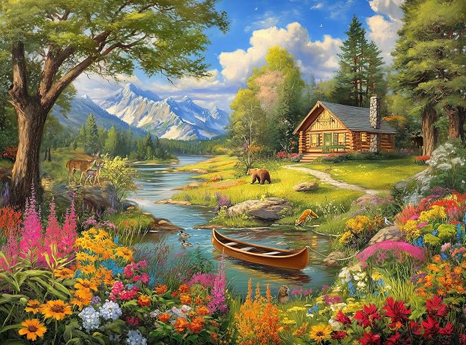 1000 Piece Jigsaw Puzzle for Adults by PrimeTimePuzzles