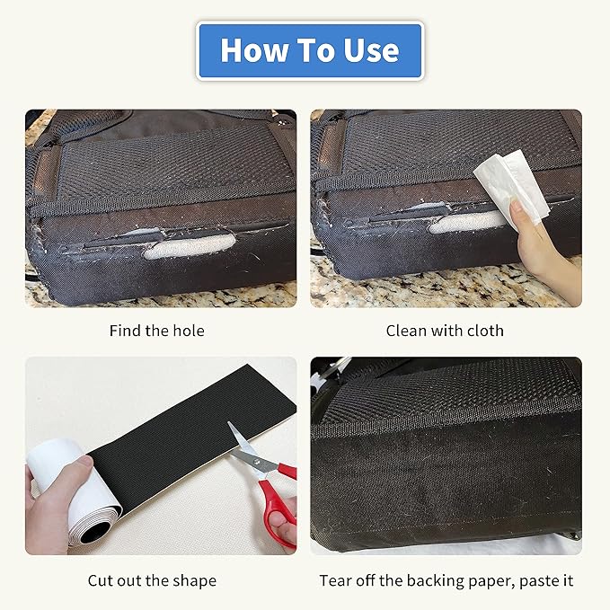 KING MOUNTAIN Canvas Repair Tape,Outdoor Gear Patch, 4×63 Inches,Waterproof,Self-Adhesive for Repairing Boat Covers,Sun Shades,Sofas,Tents,Lounge Chairs,Awnings (Dark Blue)
