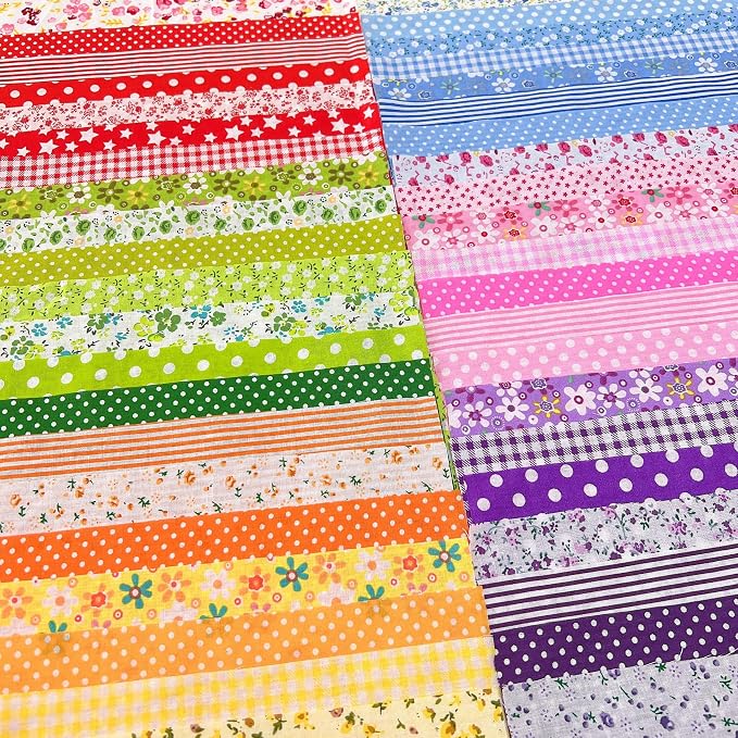 Cotton Fabric DIY Making Supplies Quilting Patchwork Fabric Fat Quarter Bundles - Image 6