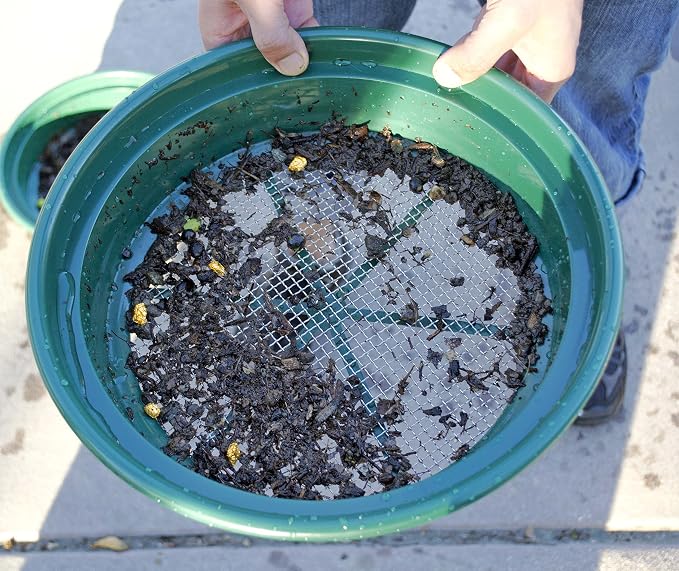 SE 13.25 Inch Wide Stackable Classifier Gold Prospecting Pan - Image 2