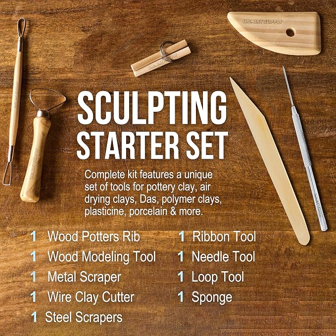 U.S. Art Supply Pottery & Clay Tools Set - Image 4