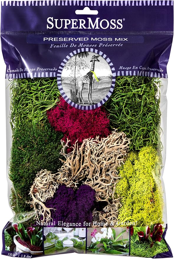 SuperMoss 7 59834 23312 1 Moss Mix, 200 in3 Bag by SuperMoss