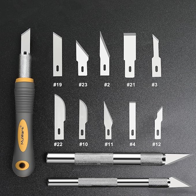 MulWark 136-Piece Precision Hobby Knife Set - Image 4