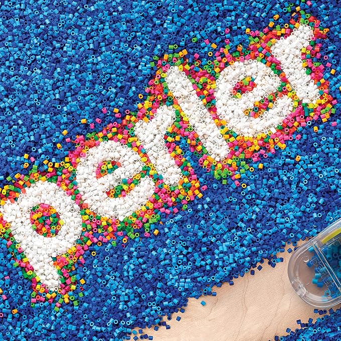 Perler Beads 80-17604 Perler Fused Bead Tray 4000/Pkg-Stripes 'n Pearls - Image 8