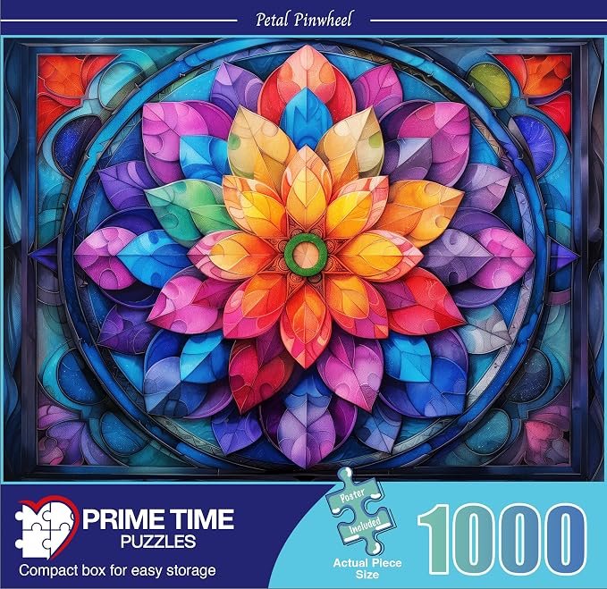 Stained Glass Mandala Flower - Image 2