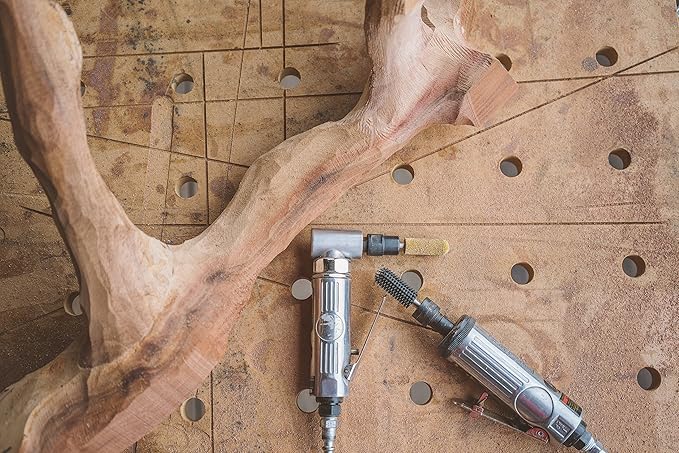 Kutzall Extreme Ball Nose Burr, 1⁄4" Shaft, Very Coarse - Wood Carving Bit for Bosch, DeWalt, Milwaukee. Abrasive Tungsten Carbide, 1⁄4" (6.3mm) Dia. X 1-1-3⁄8" (34.9mm) Length, BNX-14C